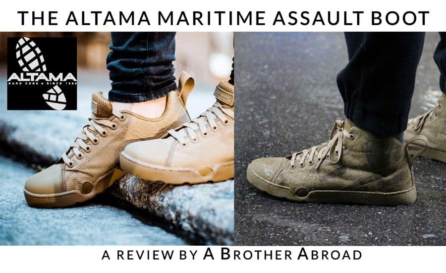 Review of the Altama Maritime Assault by a Brother Abroad - The Best Men's Travel Shoe Available