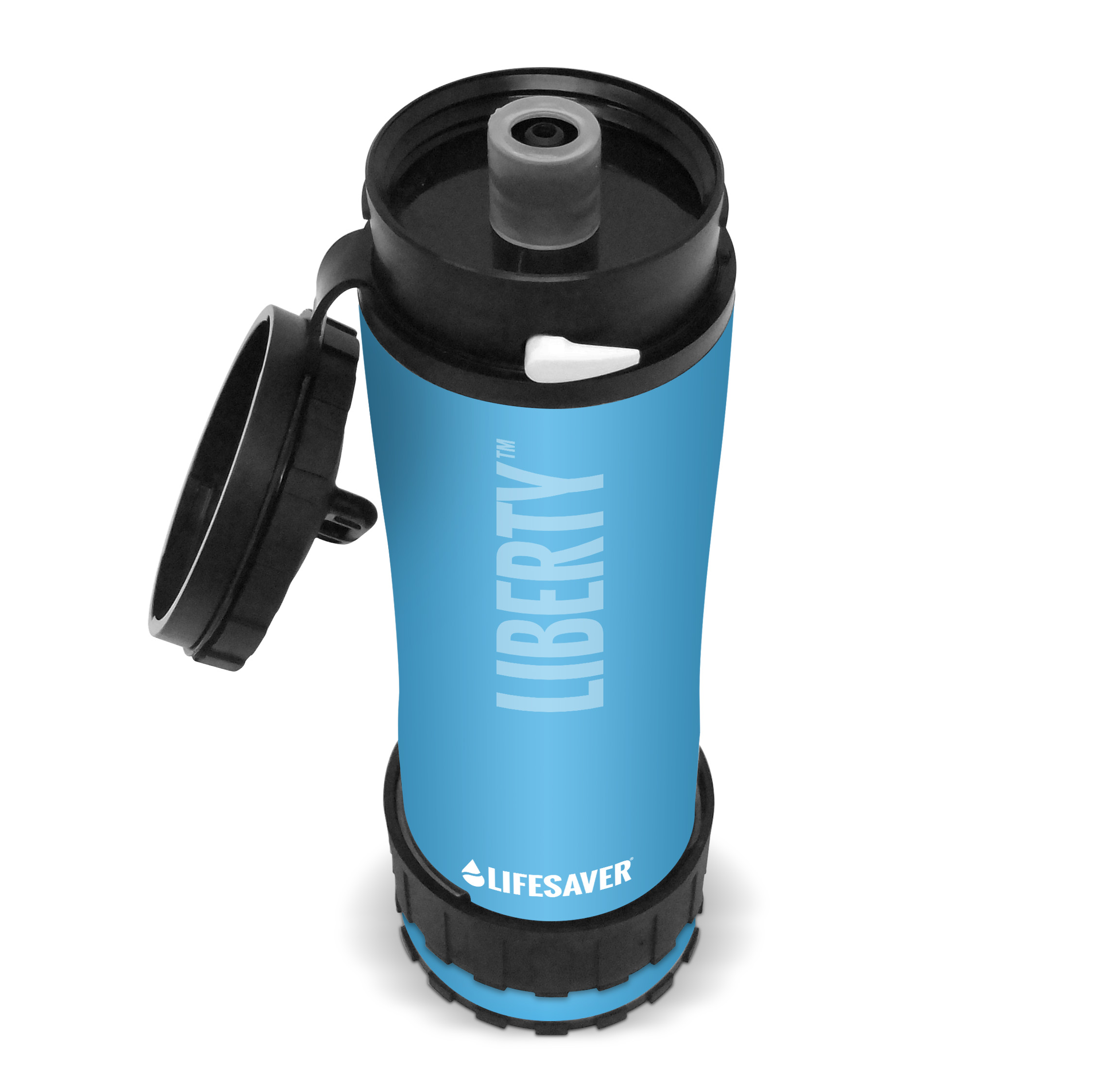The Lifesaver Liberty Bottle Travel Water Purifier is a great water purification option while traveling to rural and third world areas