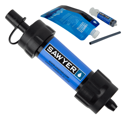 The Sawyer Mini: A good water filter option for North American back country but not sufficient for traveling abroad