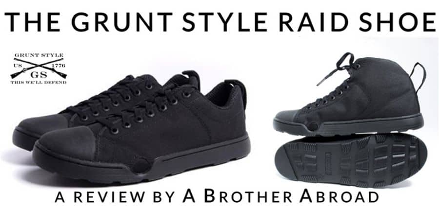 Grunt Style Raid Shoe Review by A Brother Abroad - the Best Men's Travel Shoe