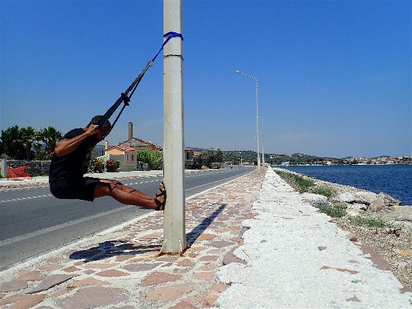 Having the Monkii Bars 2 makes Pull Ups possible anywhere, from a hotel room to a lightpole