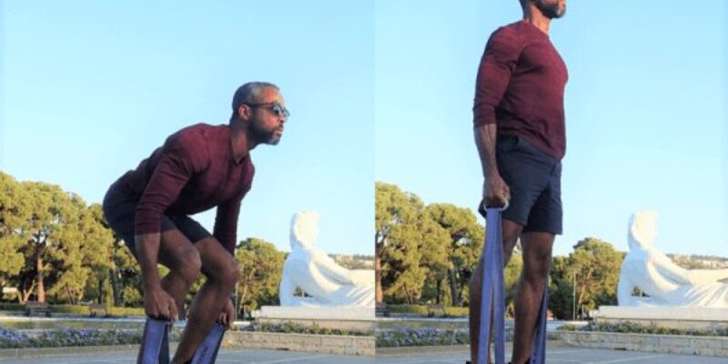 Resistance Band Deadlift and Squat: The Ultimate Exercises for Legs in Travel and Home Gyms