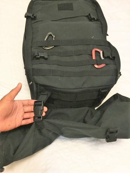 GORUCK Compression Bags for Travel as a sleeping bag compression sack attached to the bottom of the bag