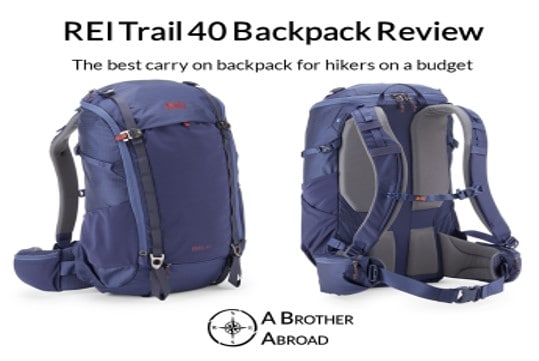REI Trail 40 Review - the best carry on backpack for hikers on a budget