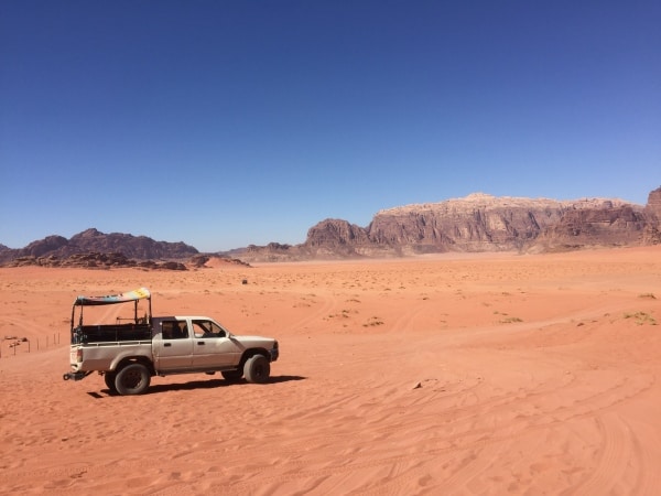 The chariot  for many Wadi Rum Tours via 4x4