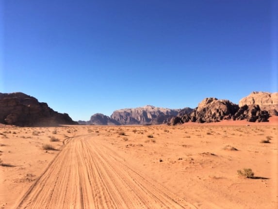 The path for many Wadi Rum Tours via 4x4 