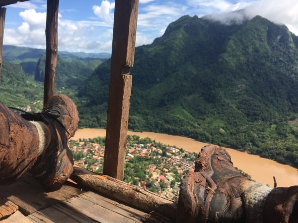 The best boots take you to amazing destinations while letting you forget they're there.  These were my Lowa Renegade GTX Low boots overlooking 