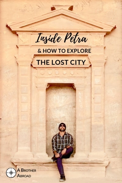 Go inside Petra to discover the stone temple ruins of the ancient Bedouin kingdom on your own self guuide tour of Petra