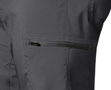 Mens shorts with hot sale zipper pockets