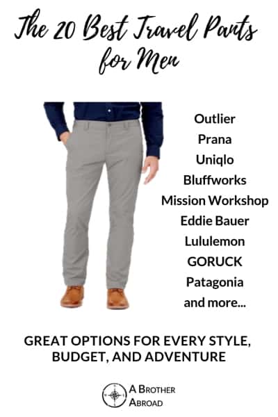 Best Travel Pants for Men 2023 - Genips Clothing