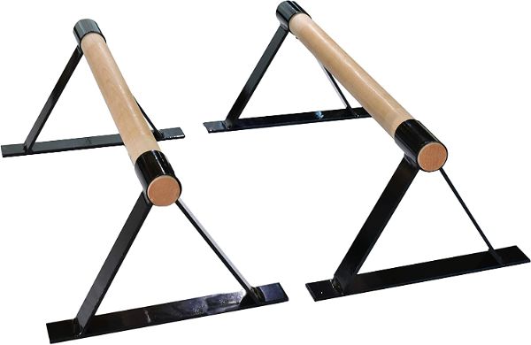 Small Wooden Parallettes | Wide Base, Foam Grip, Non-Slip - Swift  Calisthenics