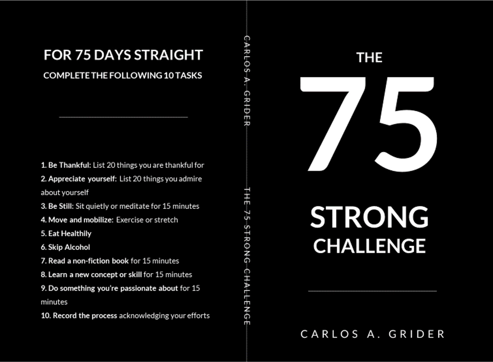 75 Strong Challenge Book By ABrotherAbroad.com