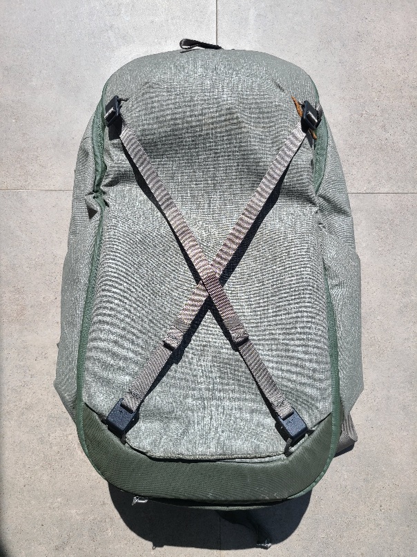 peak design travel backpack under seat