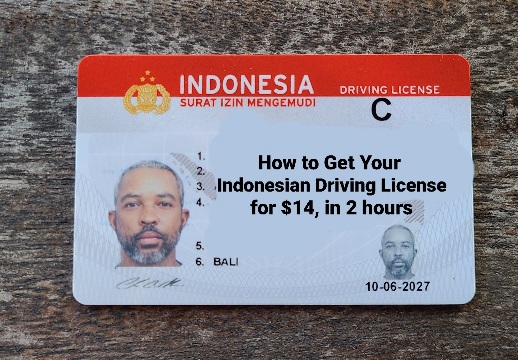 tourist driving license