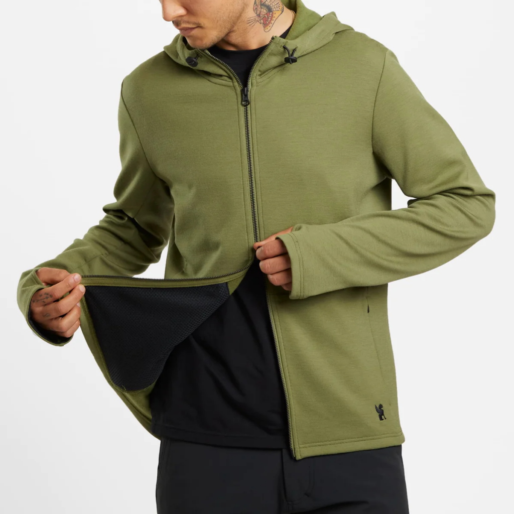 This lightweight zip-up hoodie is perfect for layering all year round.  You'll love the soft feel, modern fit, hood, front zip and kangaroo…