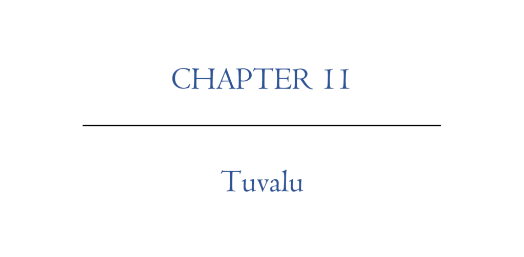 Digital Nomad Nation Book Chapter 11 | Tuvalu