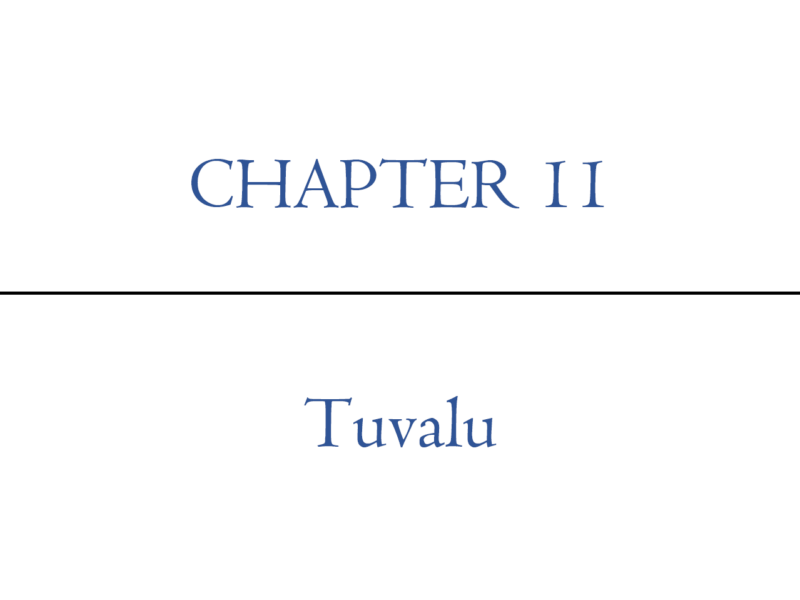 Chapter 11: Tuvalu | Digital Nomad Nation