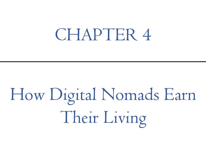 Chapter 4: How Digital Nomads Earn Their Living | Digital Nomad Nation